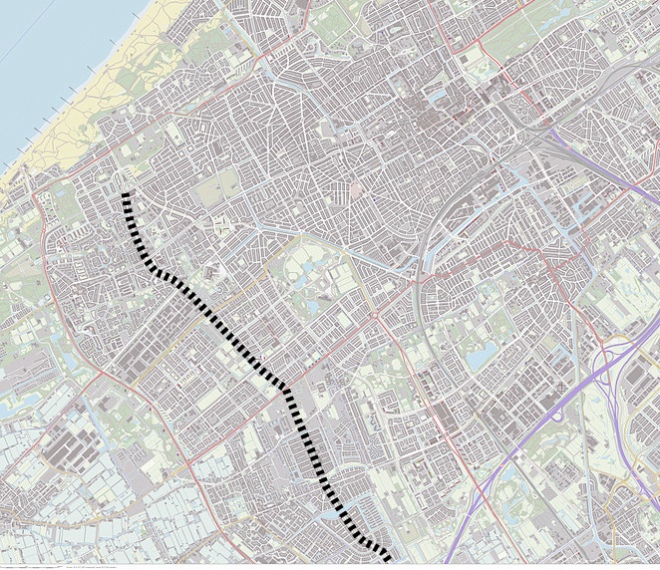 Tangent-tramlijn in Den Haag